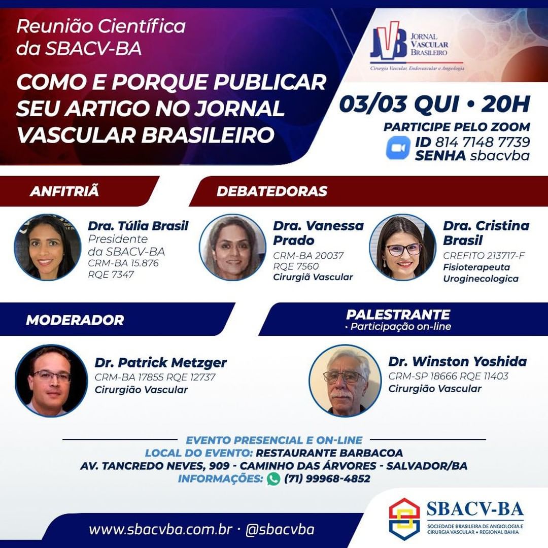 Reunião Científica da SBACV-BA