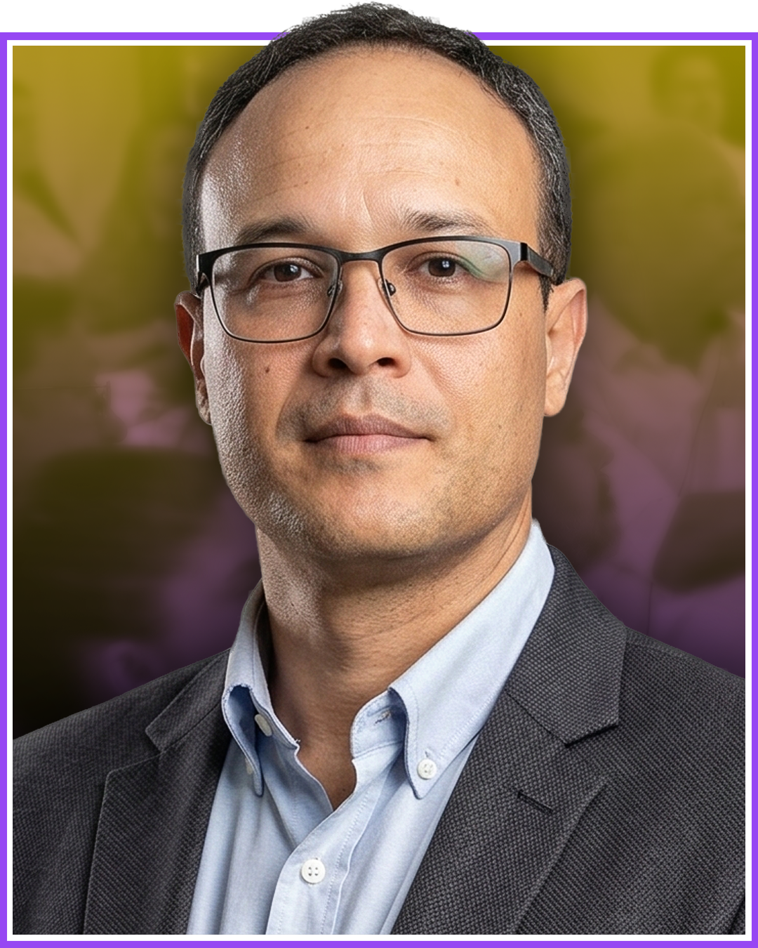 Retrato do Dr. Patrick Bastos Metzger, presidente da SBACV-BA