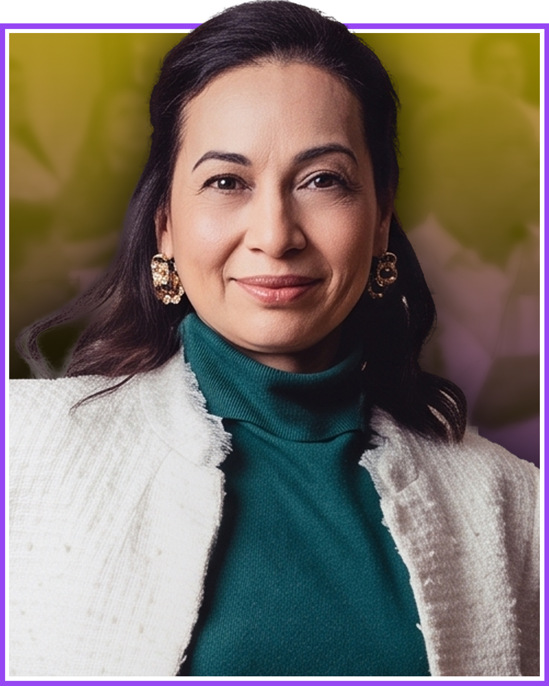 Retrato da Dra. Miriam Takayanagi, anfitriã da 6ª Reunião Científica da SBACV-BA